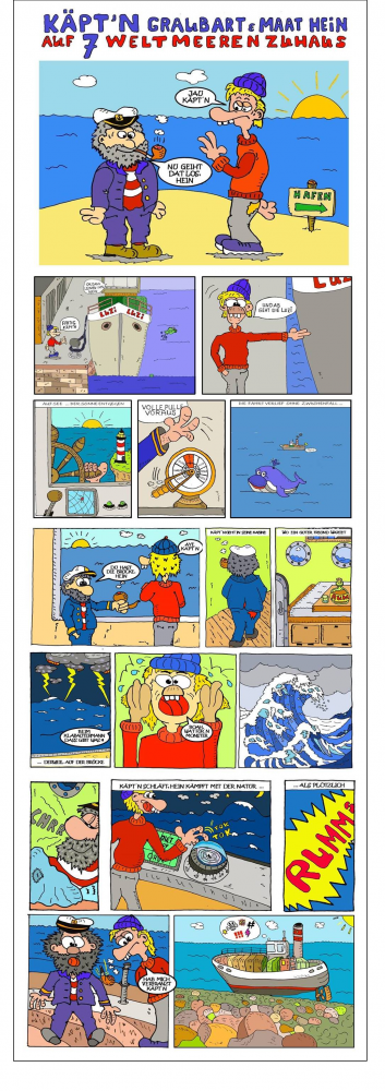 Comic: Auf größer Fahrt 1