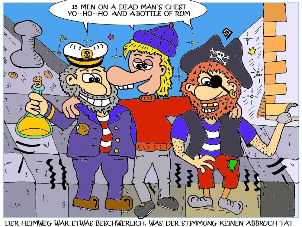 Cartoon: auf dem Heimweg 1