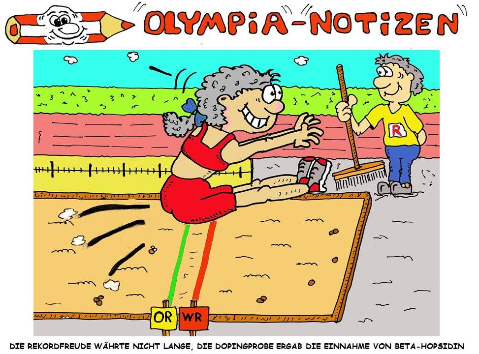 Cartoon: Olympia Notiz 1