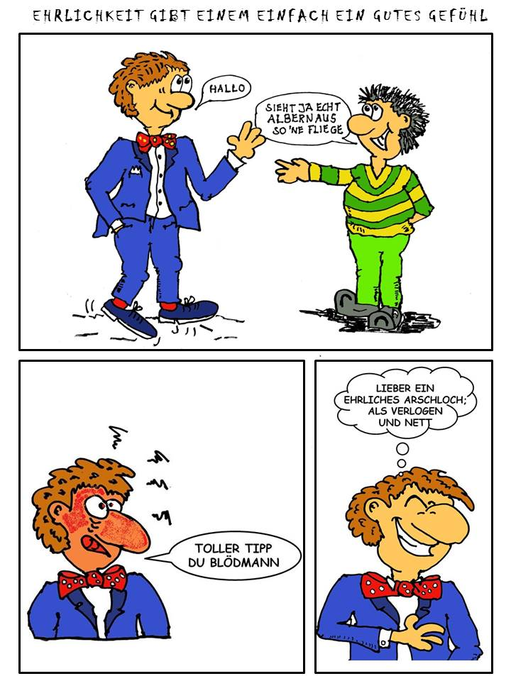 Comic: Ehrlichkeit 1