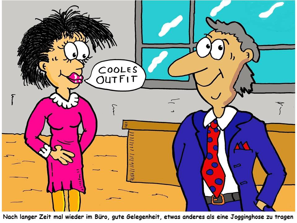 Cartoon: cooles Outfit 1