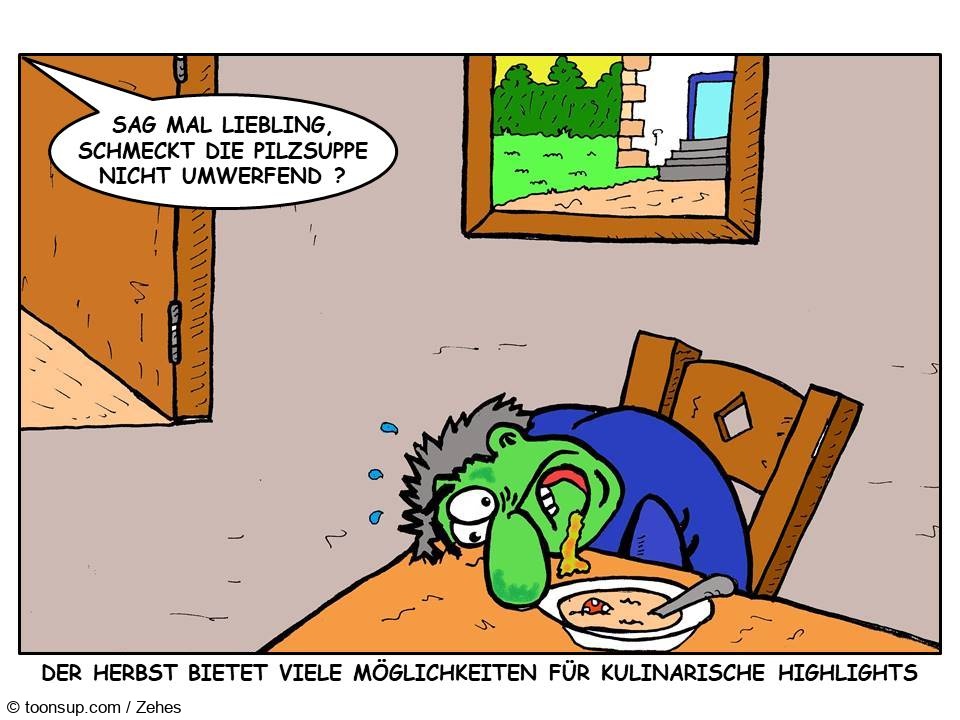 Cartoon: pilzsuppe 1