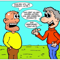 Cartoon: Sprache 1