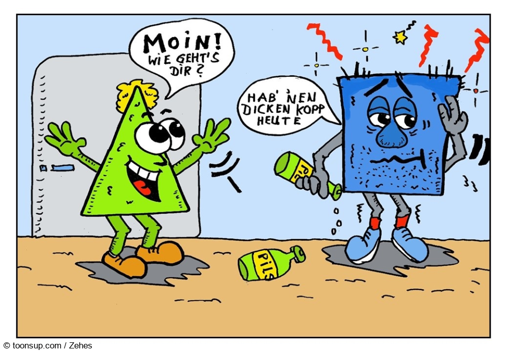 Cartoon: am Morgen danach 1