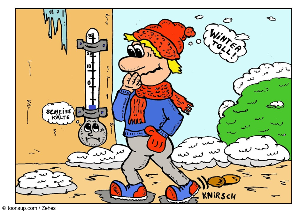 Cartoon: Winterwetter 1