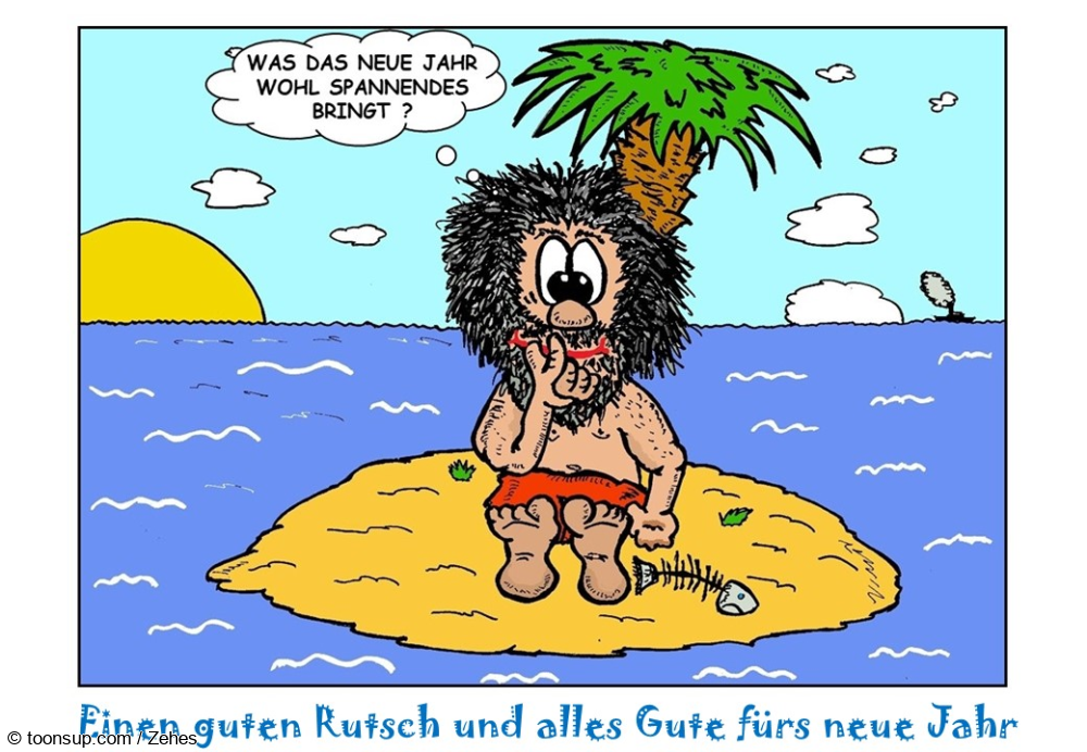 Cartoon: guten Rutsch 1