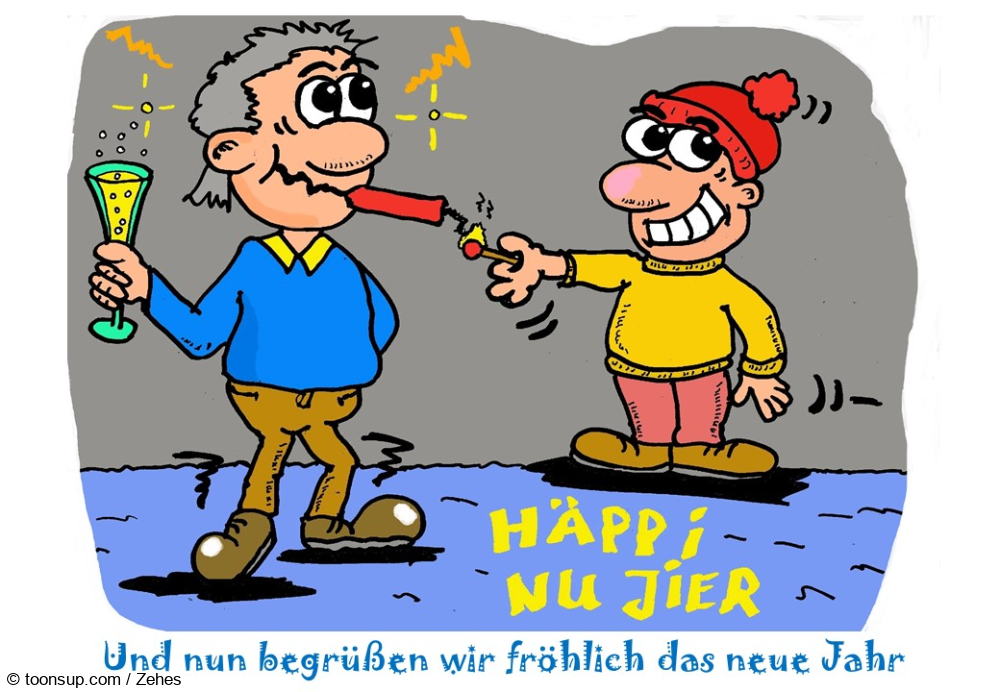 Cartoon: Silvester 1