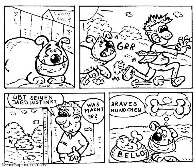 Comic: bester Freund des Menschen 1