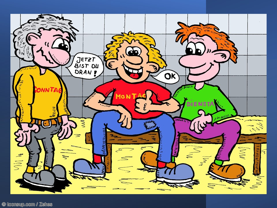 Cartoon: Wochenstart 1