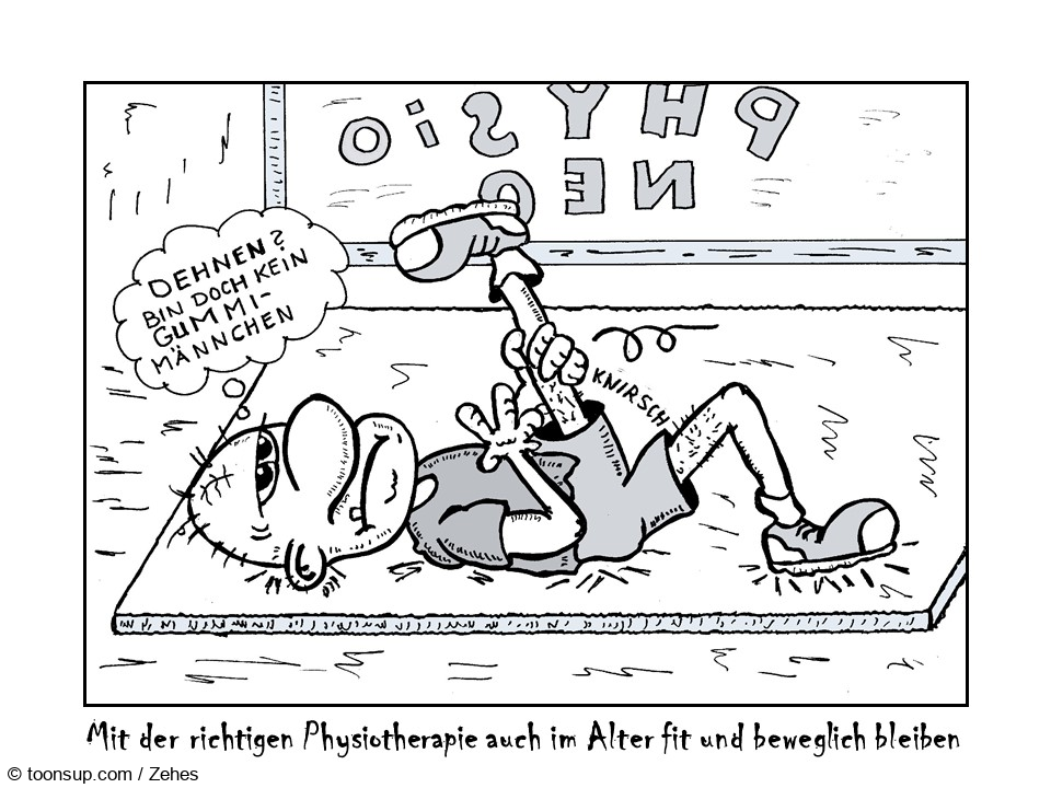 Cartoon: Fit im Alter 1