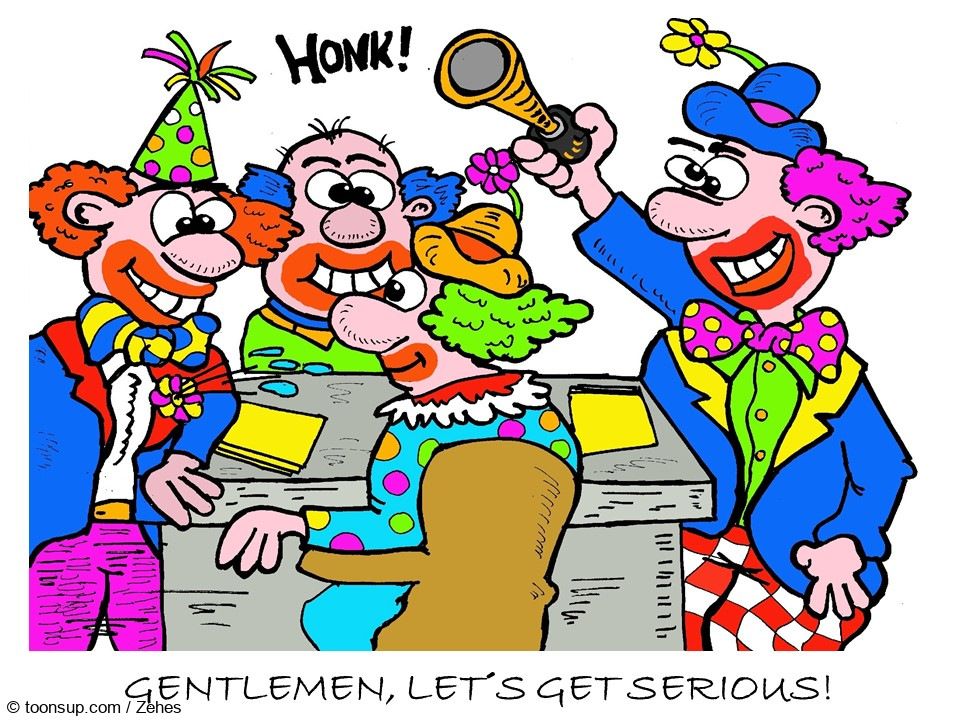 Cartoon: Businessmeeting 1
