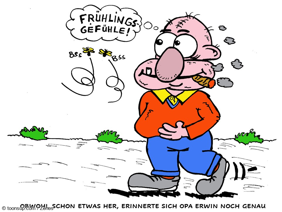 Cartoon: Frühlingsgefühle 1