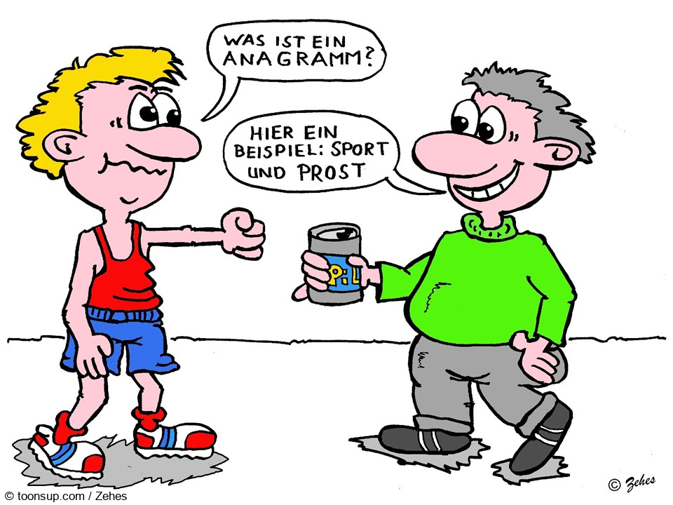 Cartoon: Anagram 1