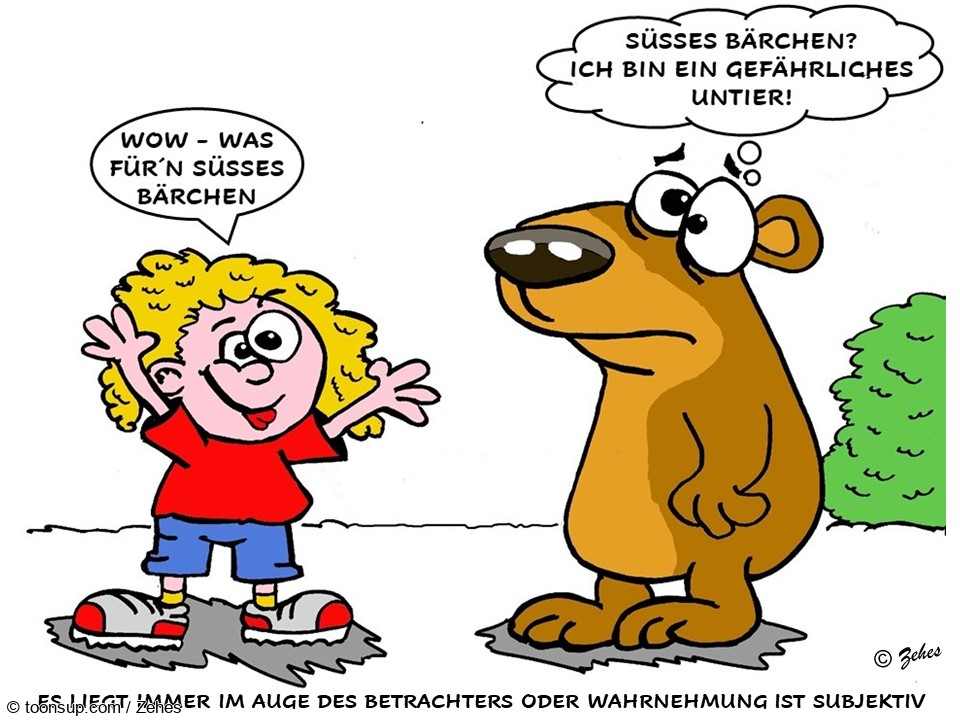Cartoon: Ansichtssache 1