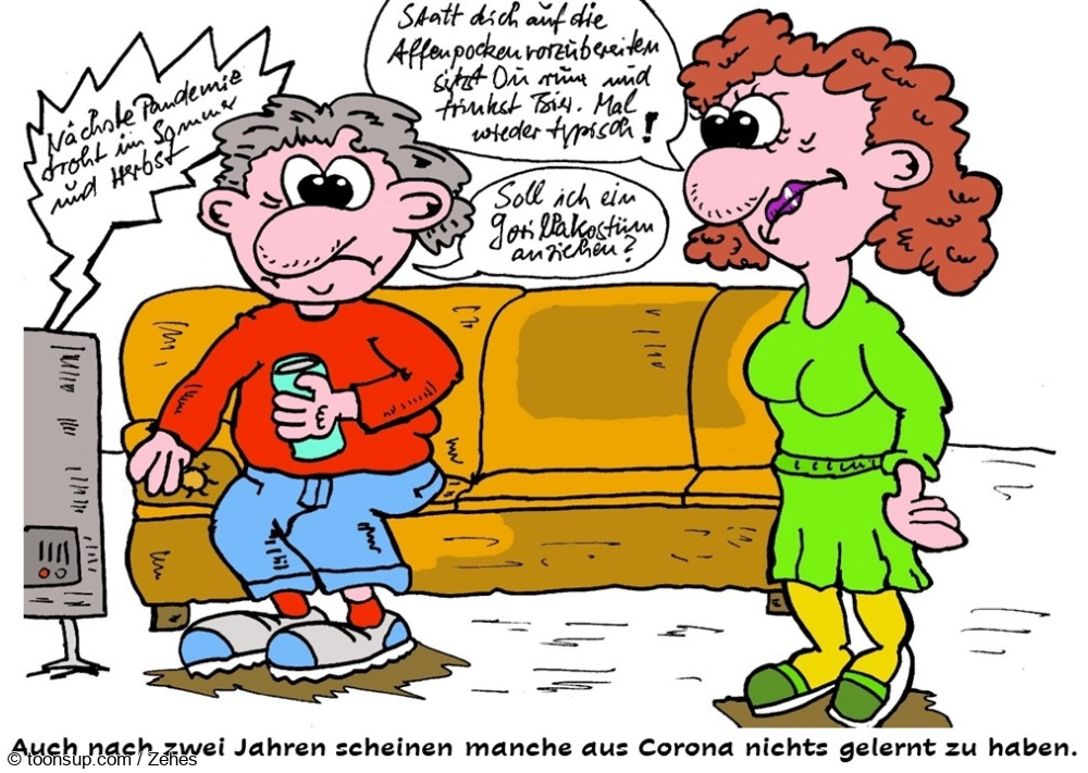 Cartoon: nix gelernt 1