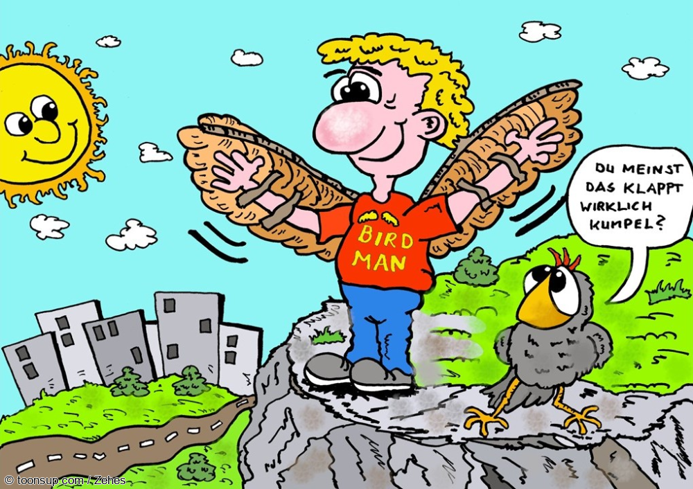 Cartoon: leichte Zweifel 1