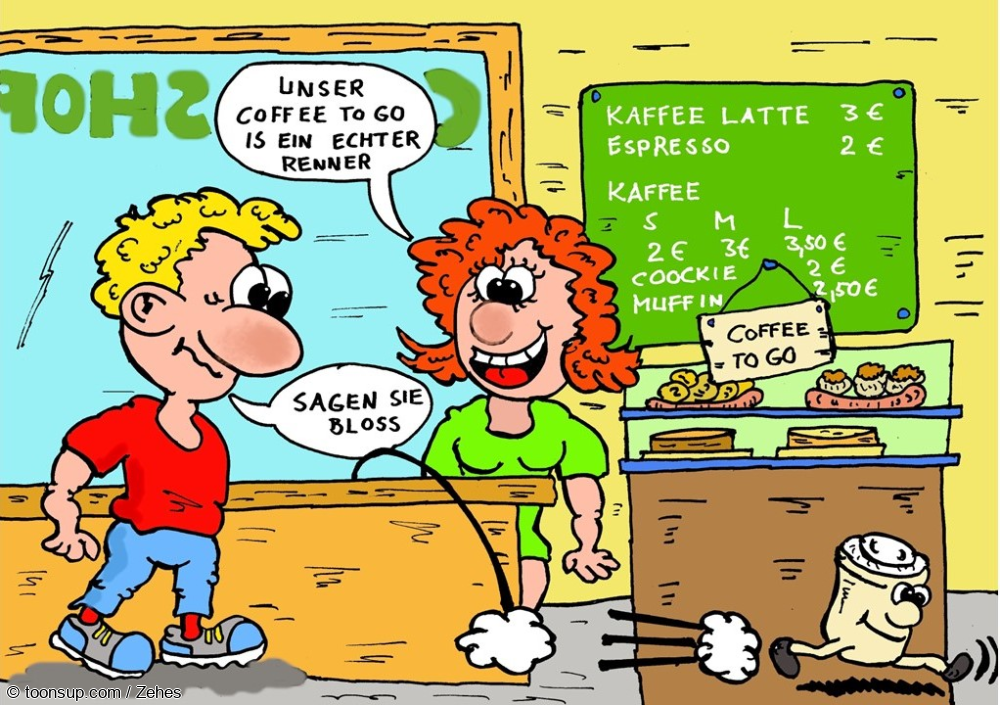 Cartoon: Kaffee aus Togo 1
