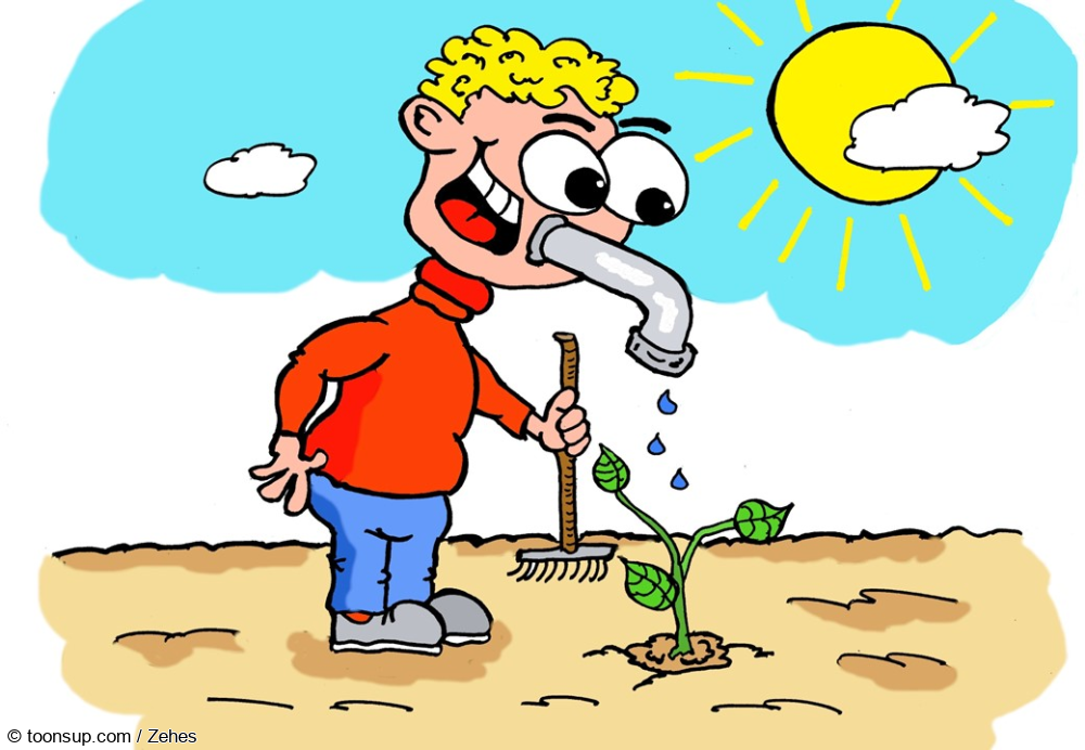 Cartoon: Kümmern 1