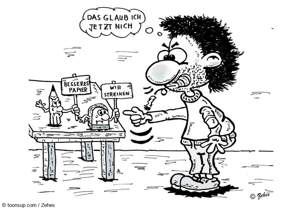 Cartoon: Überraschung 1