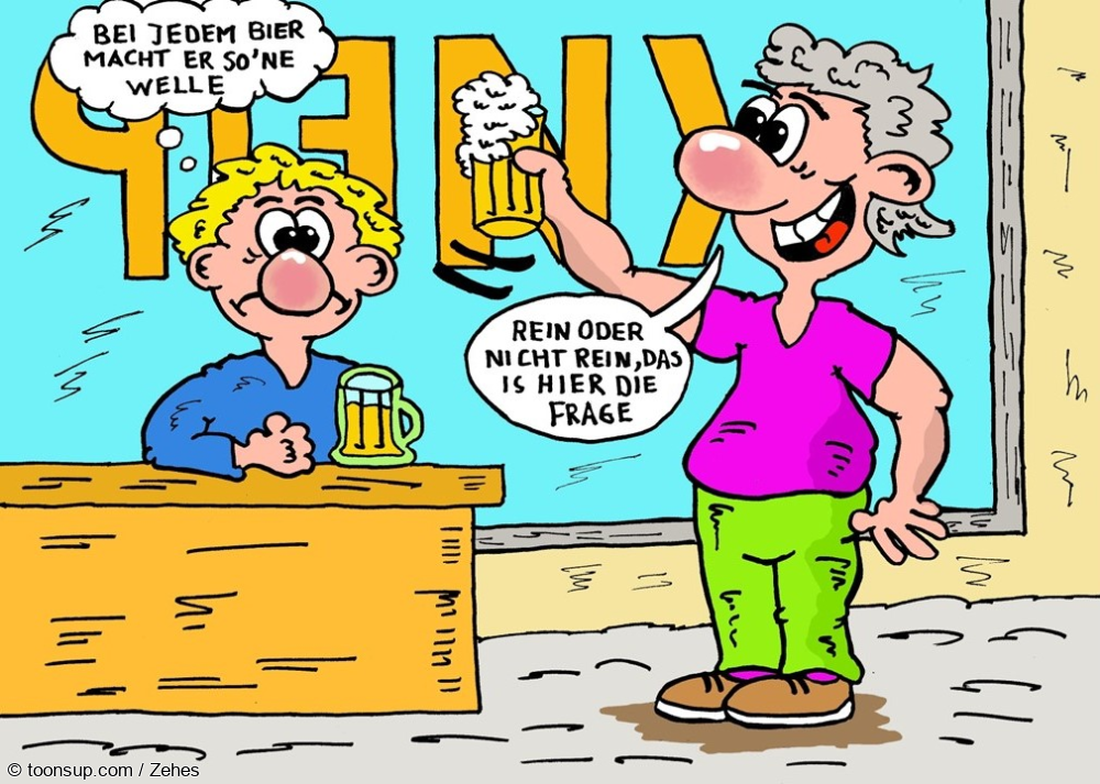 Cartoon: Neulich beim Bier 1
