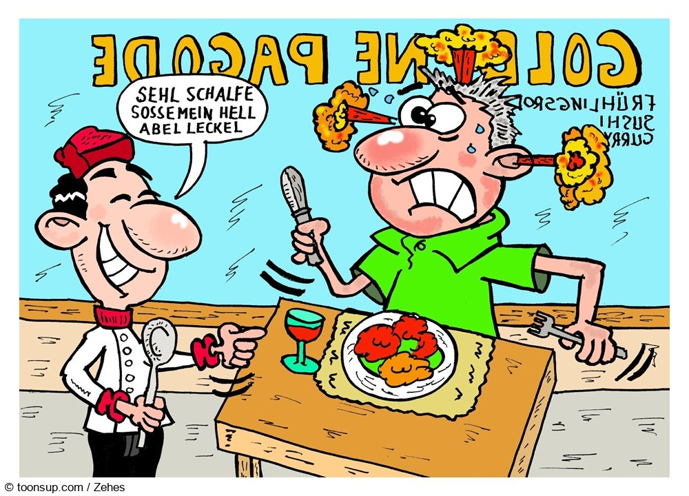 Cartoon: Chinese Food 1