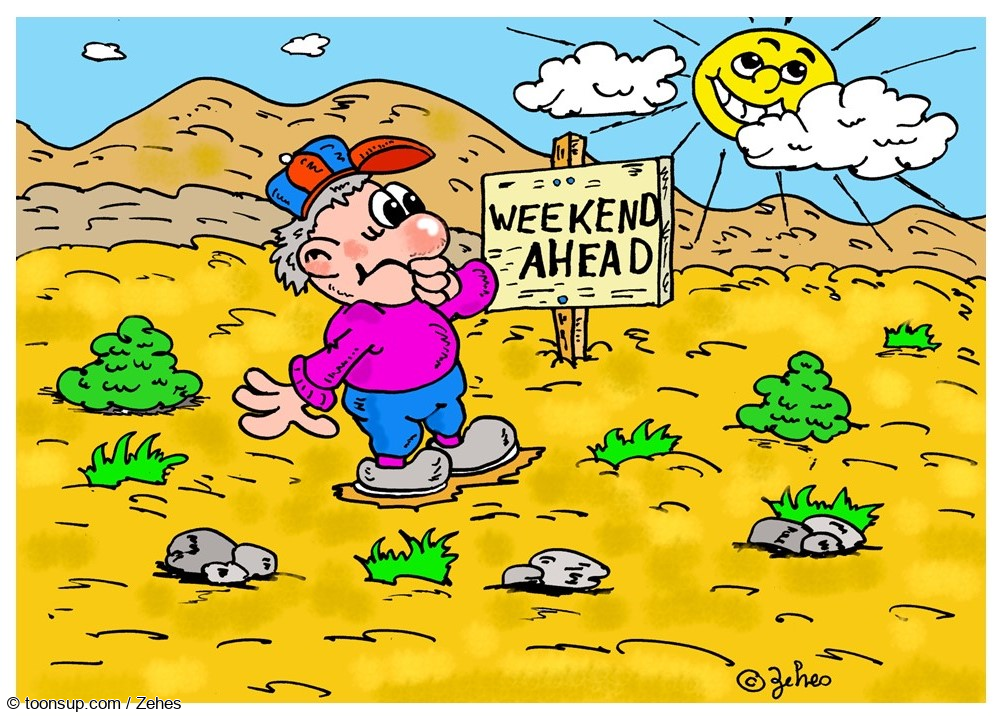 Cartoon: Wochenende 1