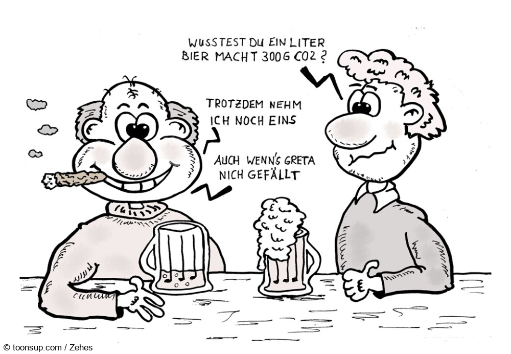 Cartoon: Awareness für Klimaschutz 1