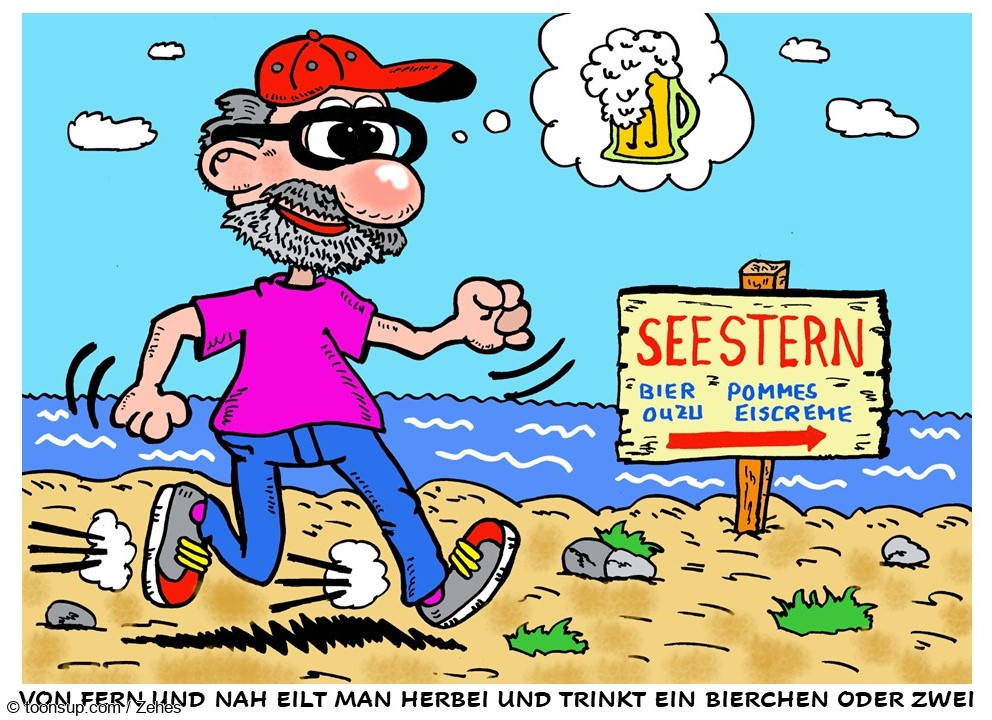Cartoon: Auf dem Weg 1