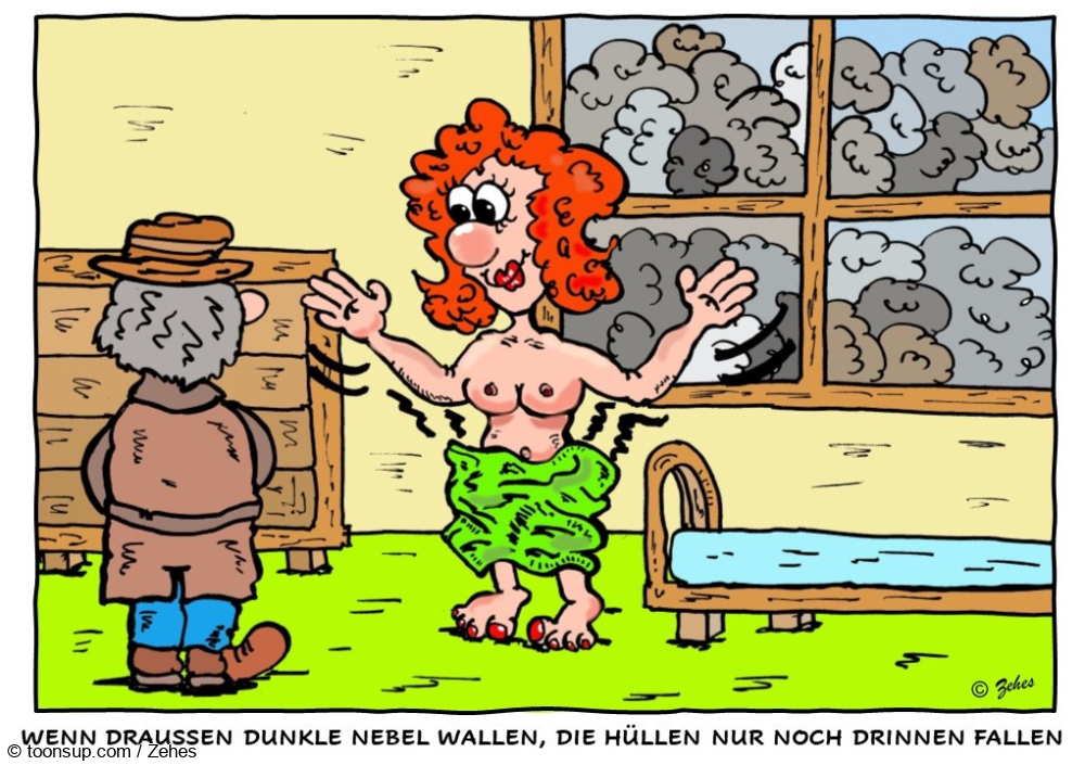 Cartoon: Wetter grau in grau 1