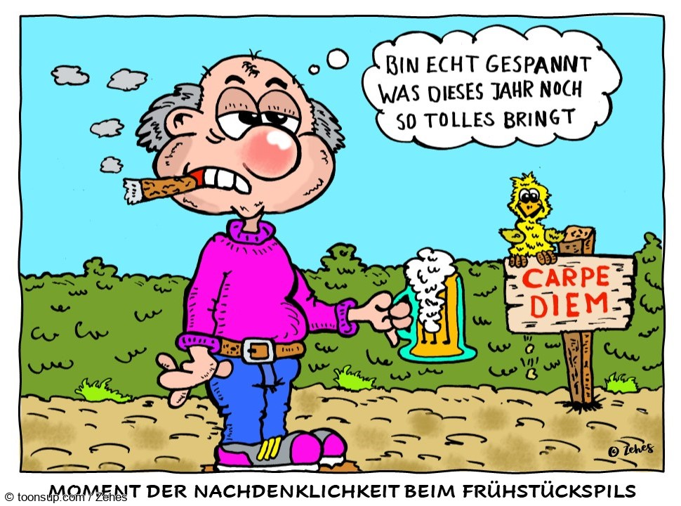 Cartoon: Mal sehen ... 1