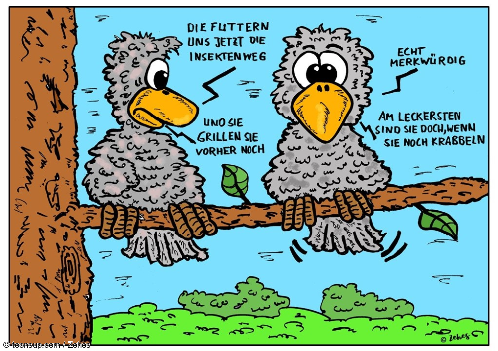 Cartoon: Verwundert 1