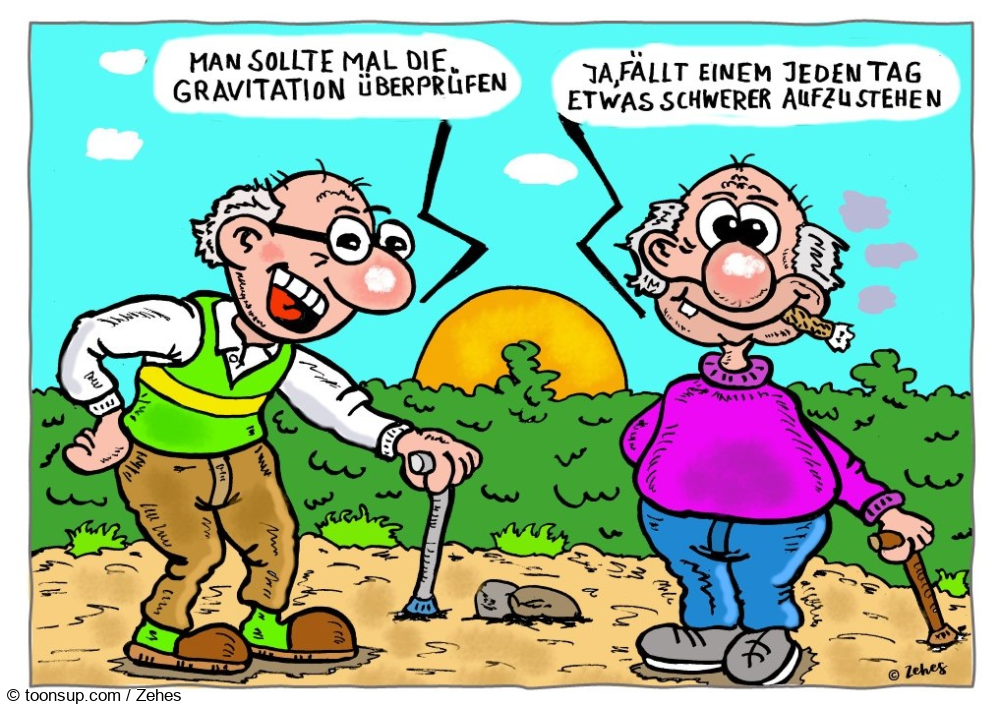 Cartoon: Altwerden 1