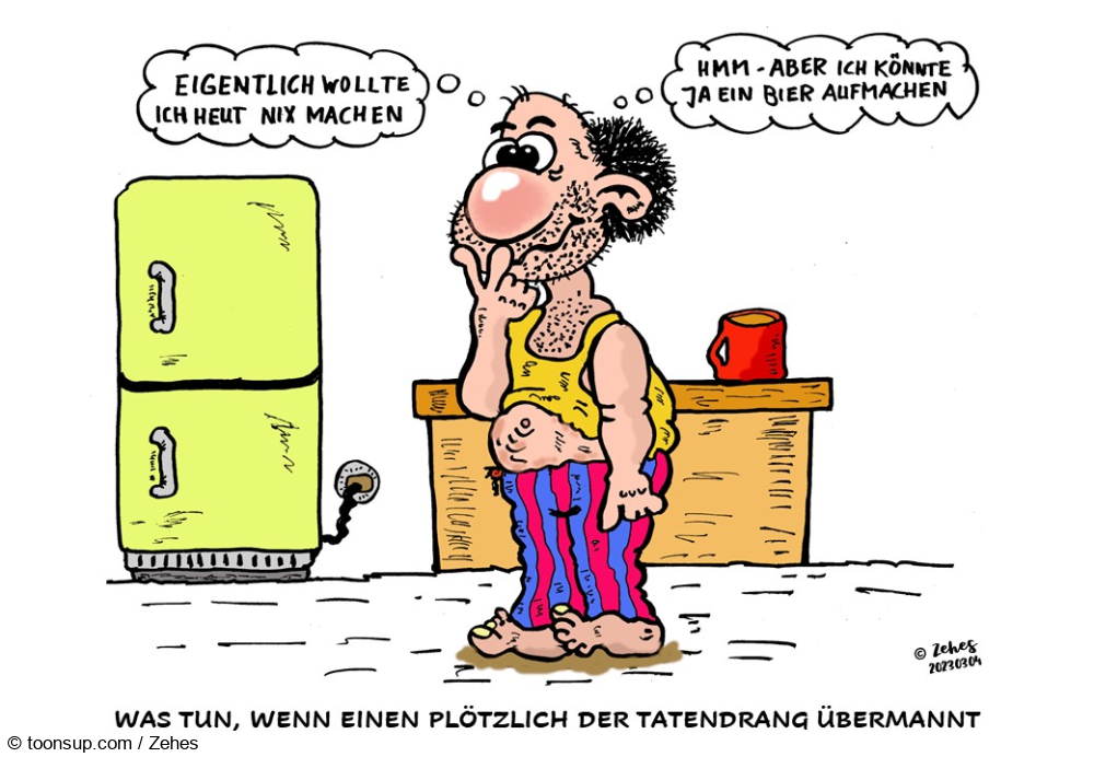 Cartoon: Machen oder nichts machen 1
