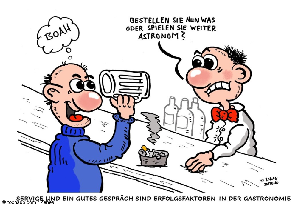 Cartoon: Guter Wirt 1