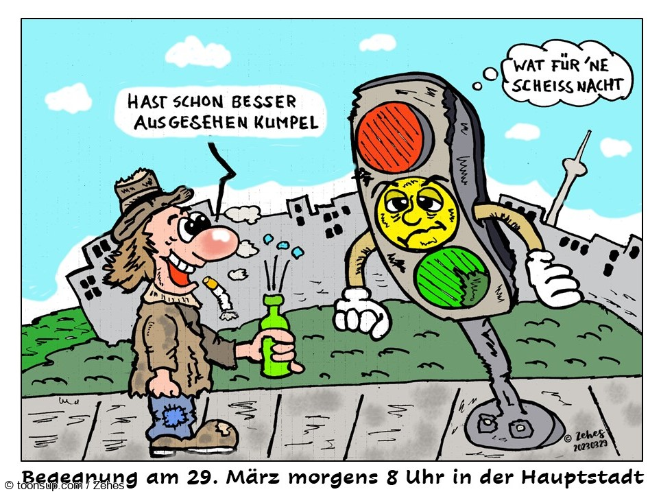 Cartoon: Szenen aus einer großen Stadt 1