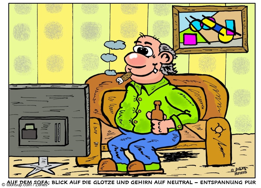 Cartoon: Entspannung 1