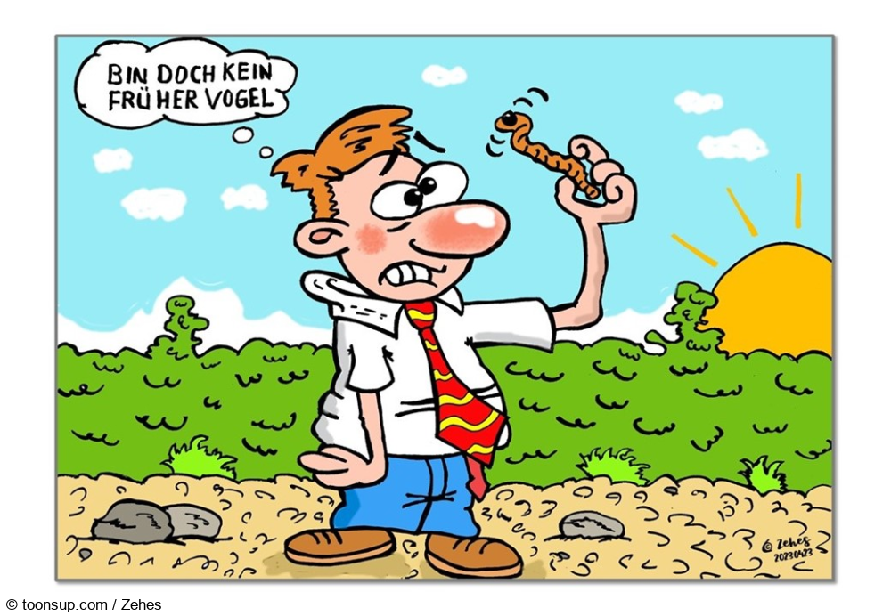 Cartoon: Morgenmuffel? 1