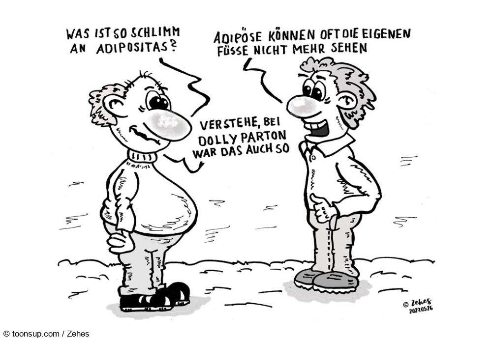 Cartoon: Adipositas 1