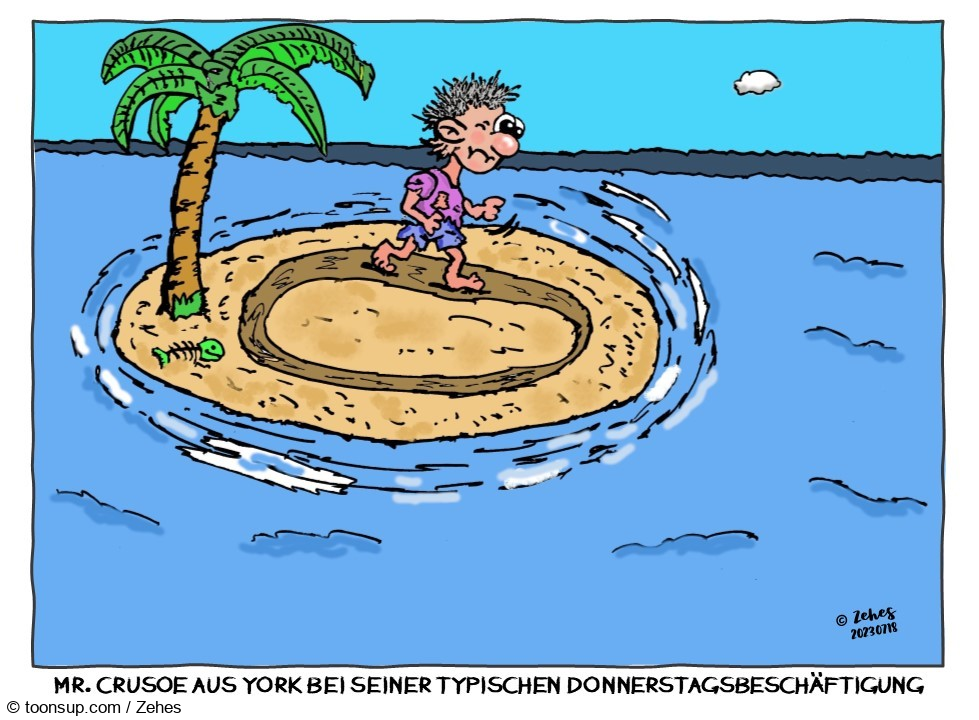 Cartoon: Was tun am Donnerstag? 1