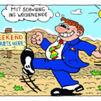 Wochenende beginnt