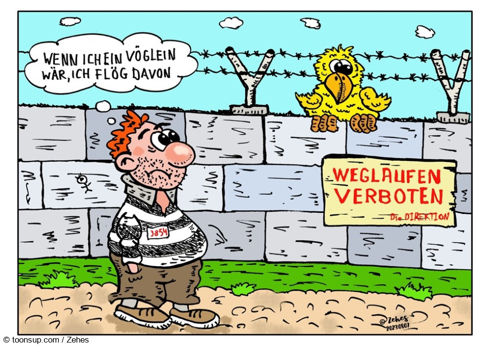 Cartoon: Freiheitsgefühl 1