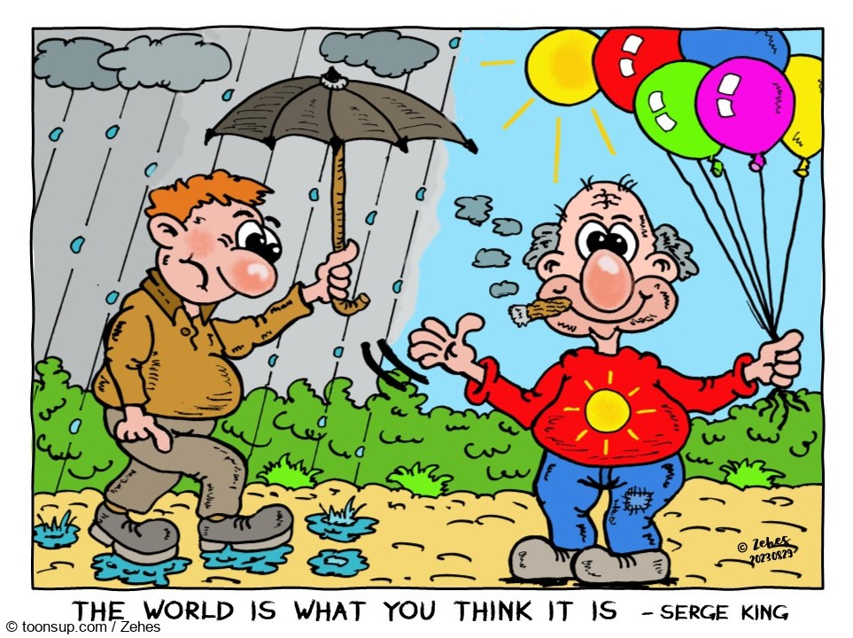 Cartoon: Ansichtssache 1