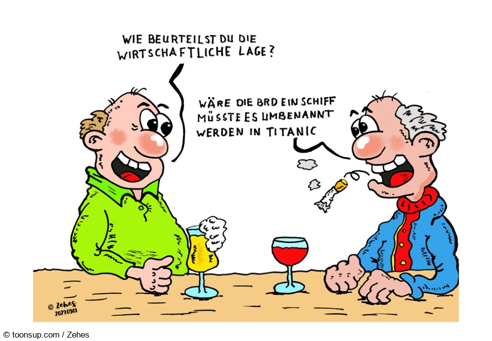 Cartoon: Die Lage ist ernst 1