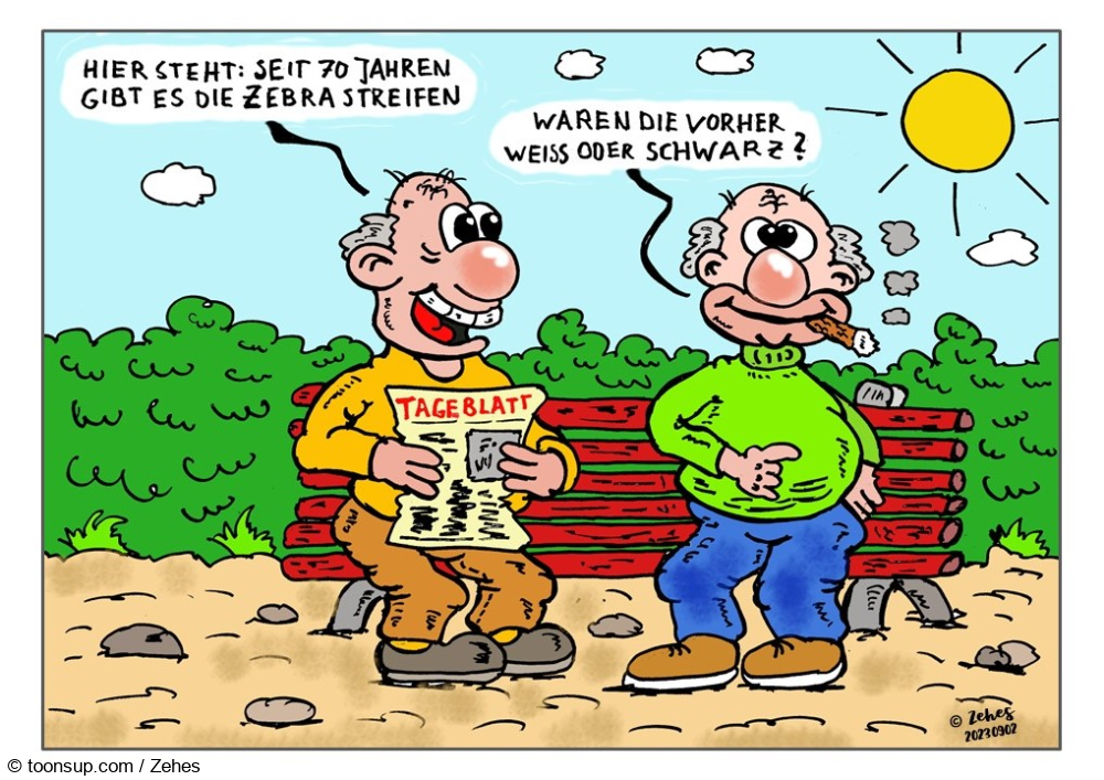 Cartoon: Interessante Frage 1