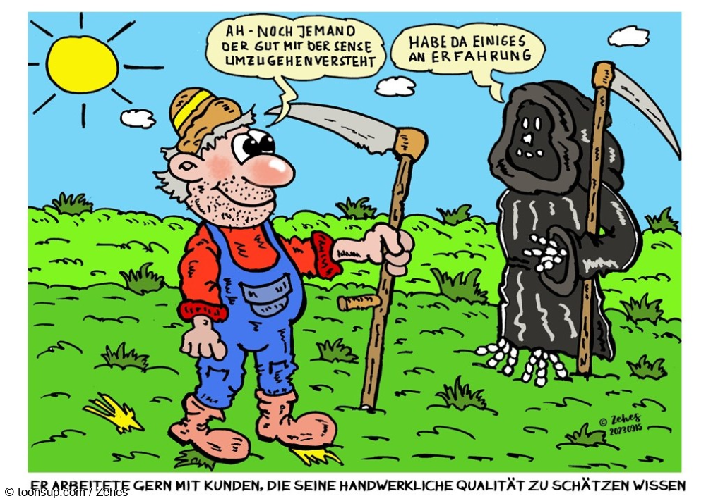 Cartoon: Neulich auf der Wiese 1