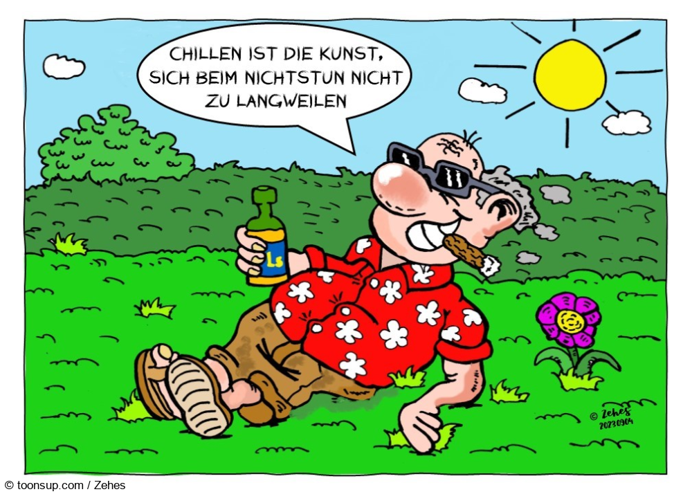Cartoon: Empfehlung fürs Wochenende 1
