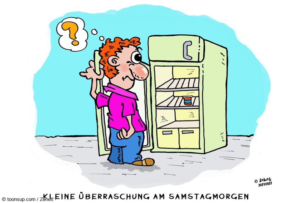 Cartoon: Samstagmorgen 1