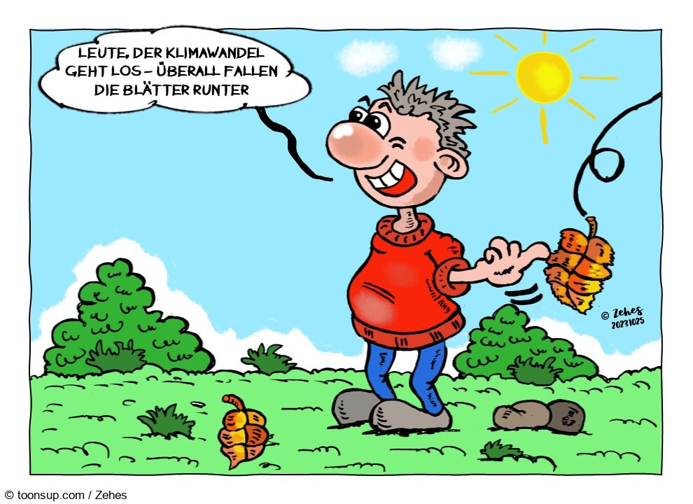 Cartoon: Klima - Herbst 1