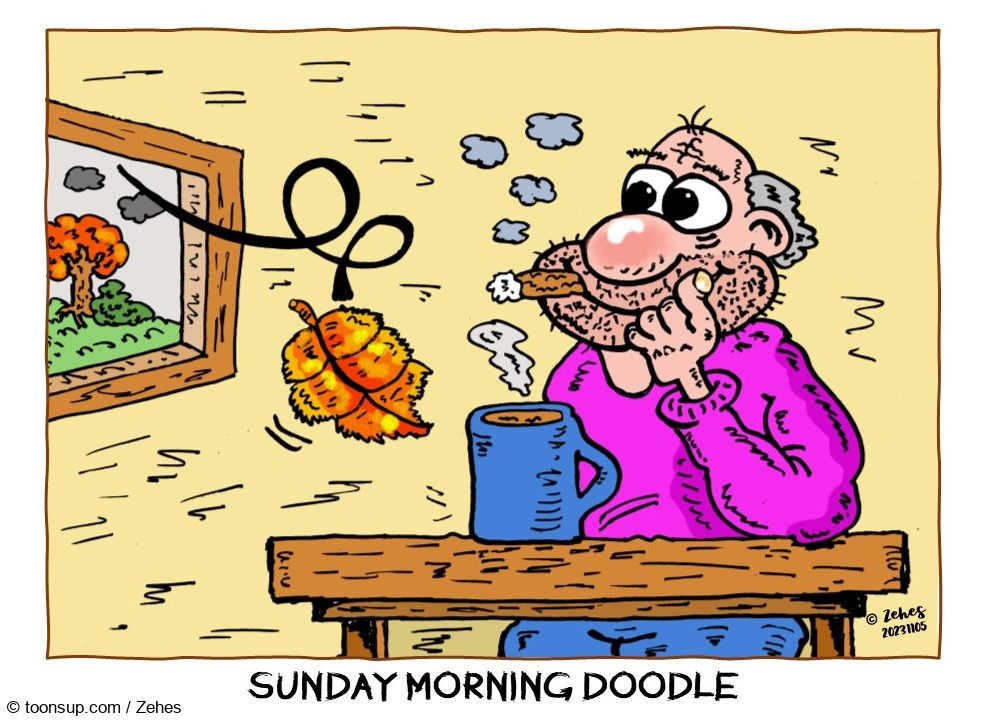 Cartoon: Sonntag Morgen 1