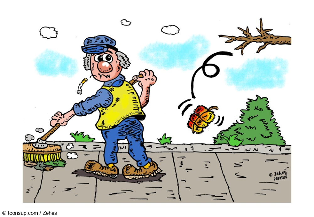 Cartoon: Herbstblues 1